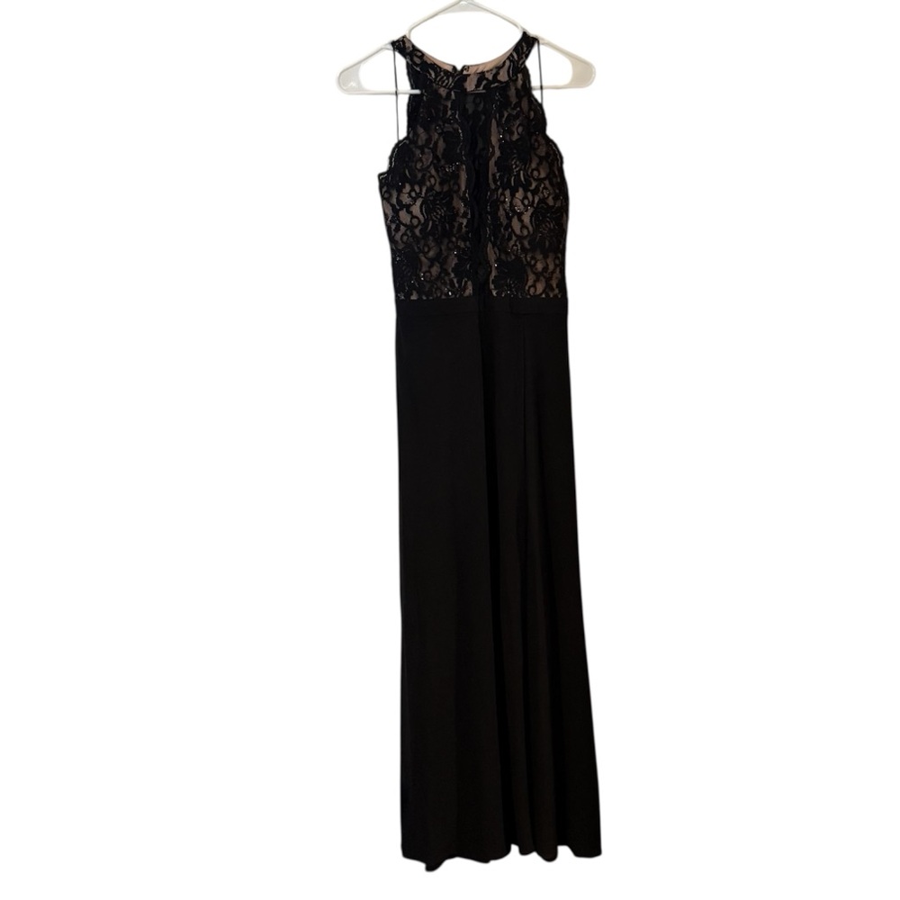 Morgan & Co. Black Sleeveless Lace Dress Size 13 Prom
Dress